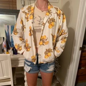 Lemon bomber jacket